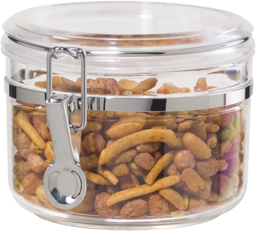 Oggi Clear Canister with Clamp Lid