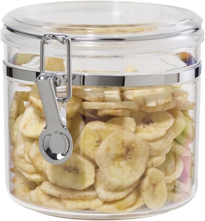 Oggi Clear Canister with Clamp Lid