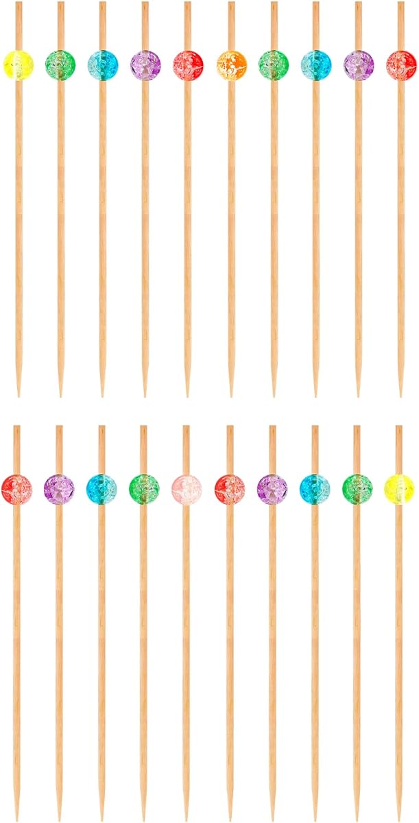 OGGI Wooden Cocktail Picks Sticks 20 pcs