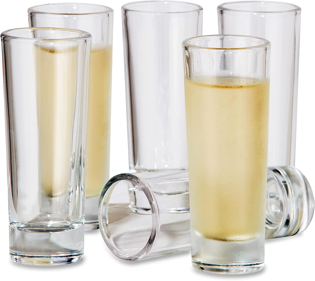 Oggi Tall Shot Glasses w/Heavy Base