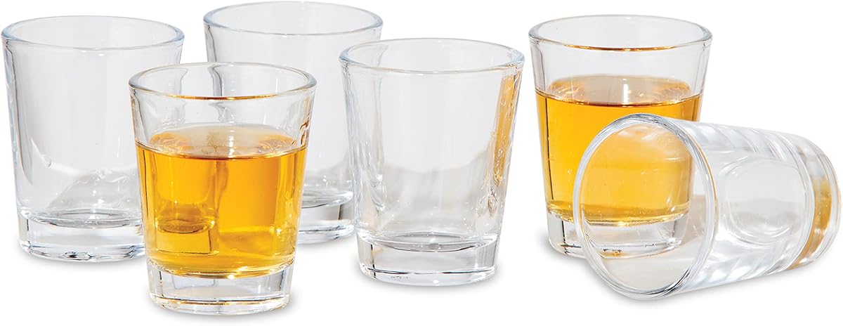 Oggi Shot Glasses w/Heavy Base
