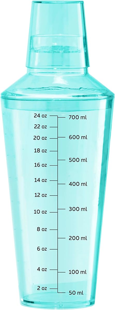 OGGI Clear Cocktail Shaker