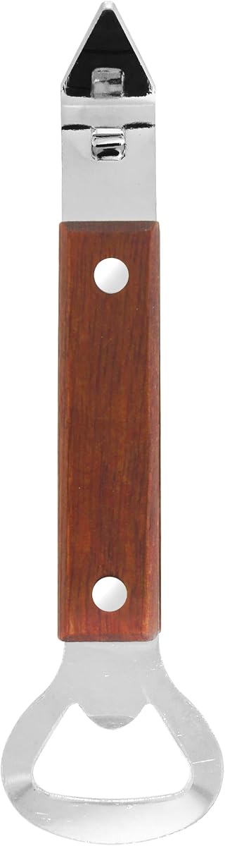 OGGI Stainless Steel & Wood Bottle and Can Opener with Wo…