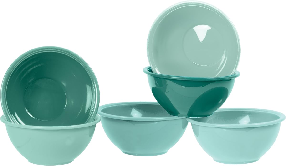 Oggi Set of 6 Colored Pinch Bowls