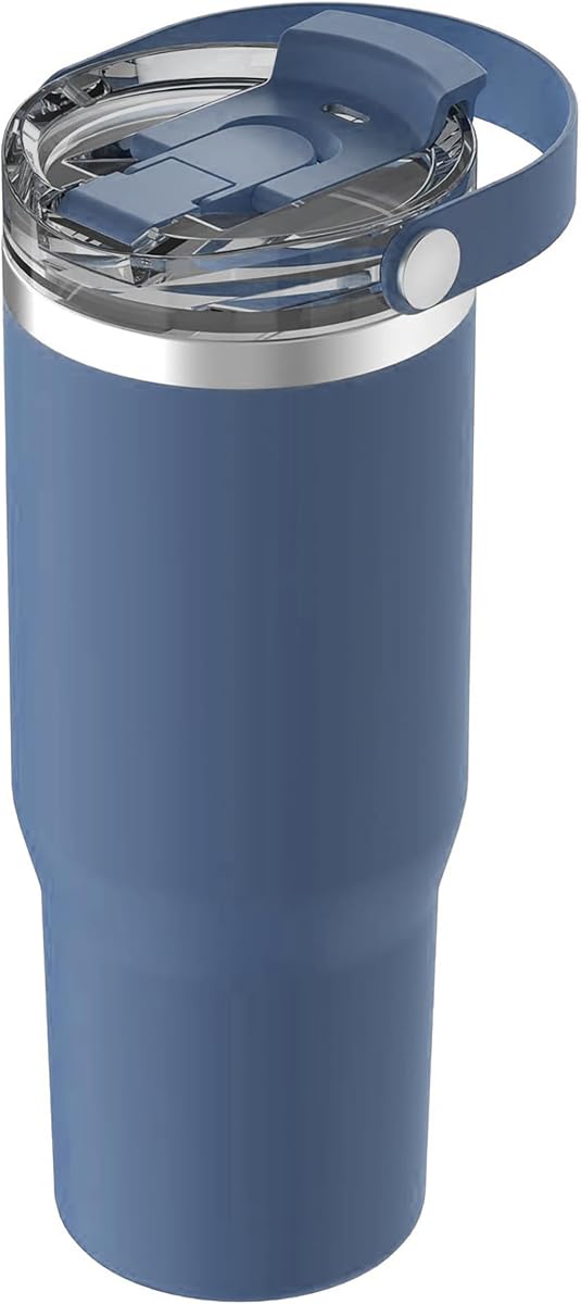 Oggi 30oz Vacuum Insulated Tumbler with Lid & Top Carry H…
