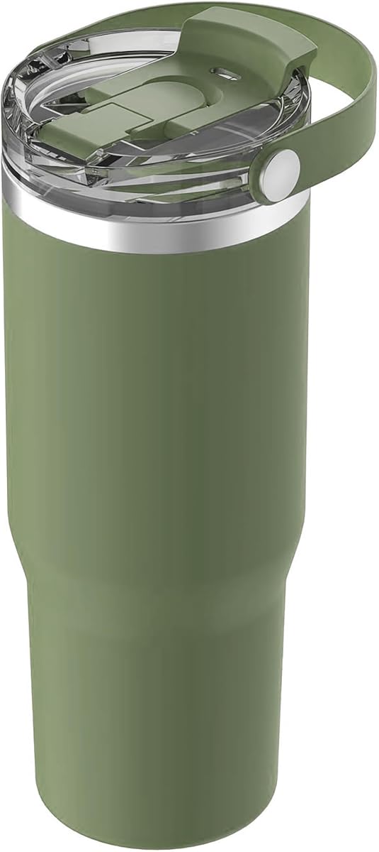 Oggi 30oz Vacuum Insulated Tumbler with Lid & Top Carry H…