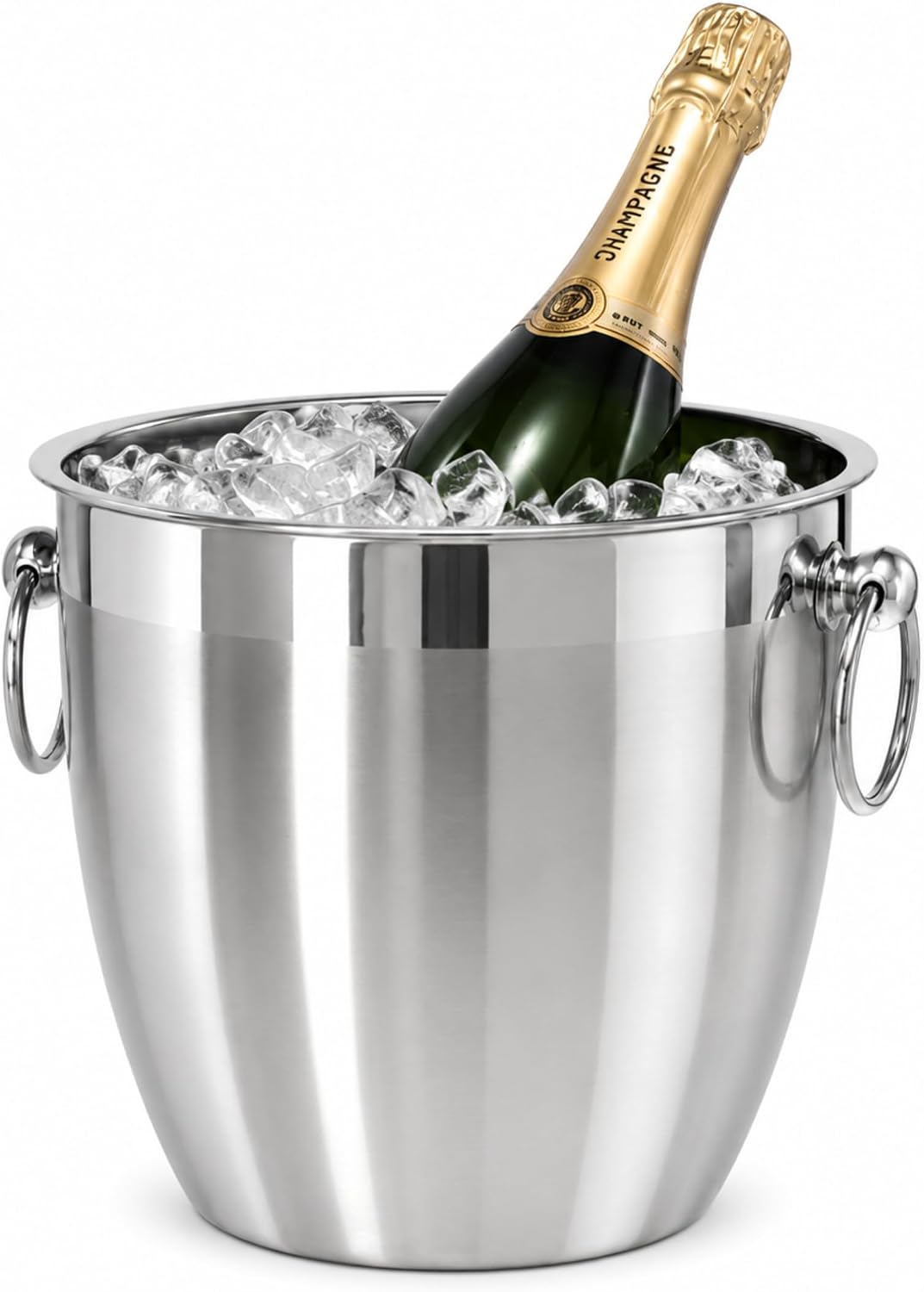OGGI Stainless Steel Champagne Bucket 4 Liter (4.25 Qt)
